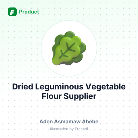 Dried Leguminous Vegetable Flour – summary card, no photo uploaded yet