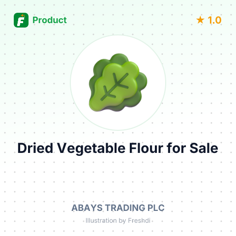 Dried Leguminous Vegetable Flour – summary card, no photo uploaded yet
