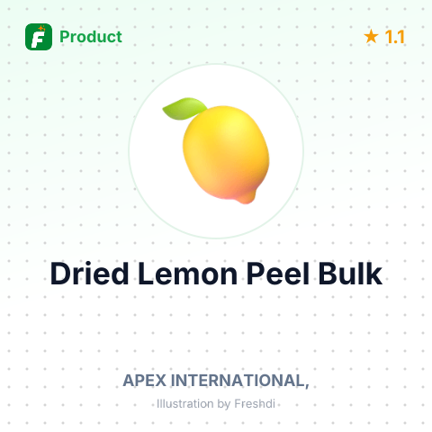 Dried Lemon Peel – summary card, no photo uploaded yet