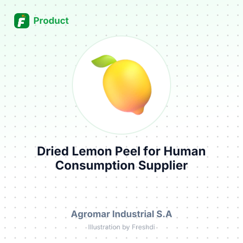 Dried Lemon Peel for Human Consumption – summary card, no photo uploaded yet