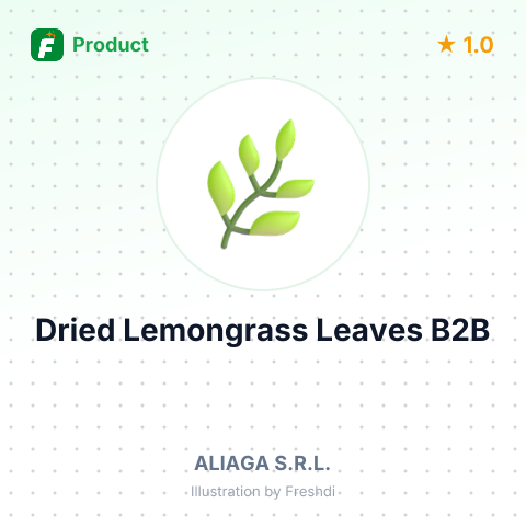 Dried Lemongrass Leaves – summary card, no photo uploaded yet