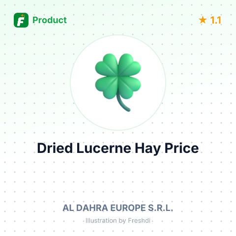 Dried Lucerne (Alfalfa) Hay – summary card, no photo uploaded yet