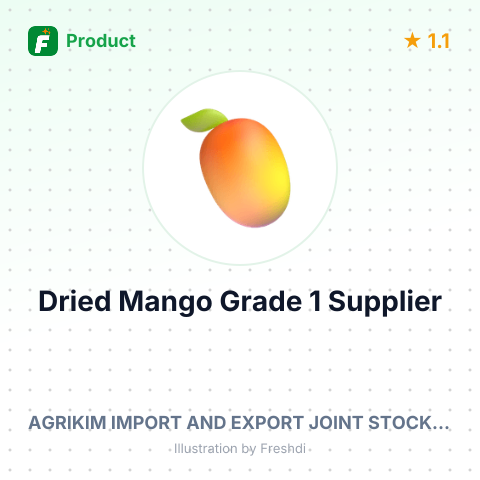 Dried Mango Grade 1 – summary card, no photo uploaded yet