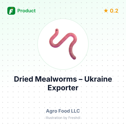 Dried Mealworms – summary card, no photo uploaded yet