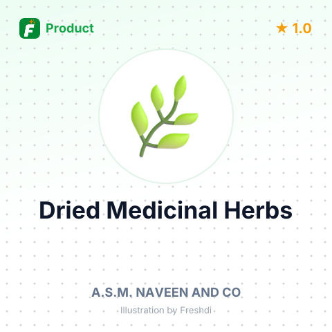 Dried Medicinal Herbs – summary card, no photo uploaded yet