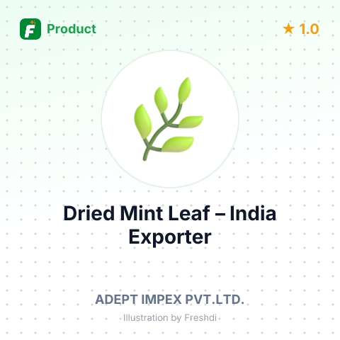 Dried Mint Leaf – summary card, no photo uploaded yet