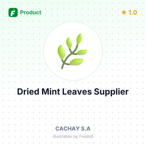 Dried Mint Leaves – summary card, no photo uploaded yet