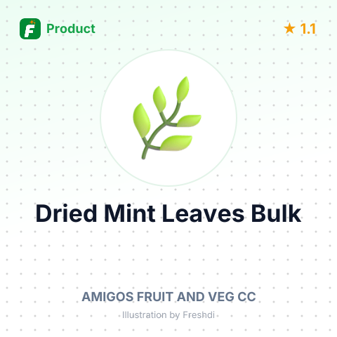 Dried Mint Leaves – summary card, no photo uploaded yet