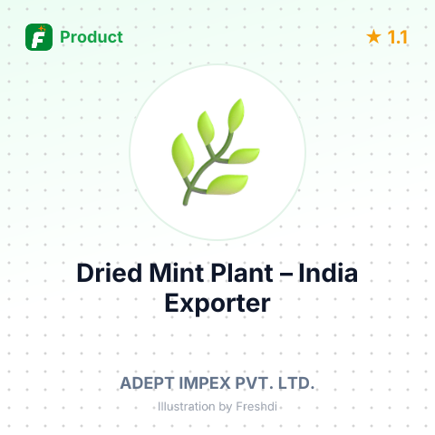 Dried Mint Plant – summary card, no photo uploaded yet