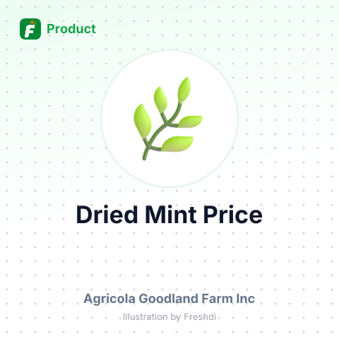 Dried Mint – summary card, no photo uploaded yet