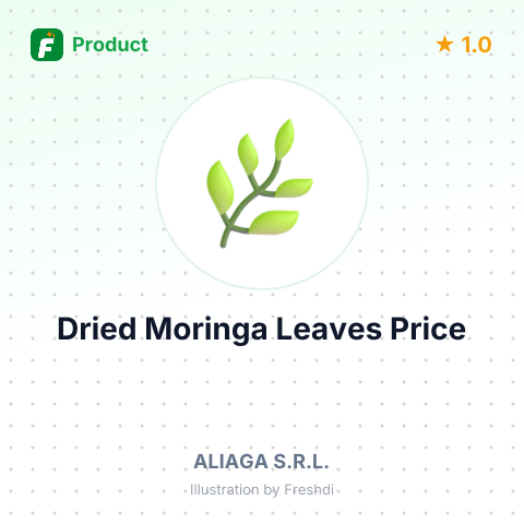 Dried Moringa Leaves – summary card, no photo uploaded yet