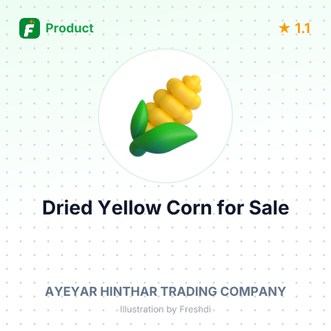 Dried Non-GMO Yellow Corn – summary card, no photo uploaded yet