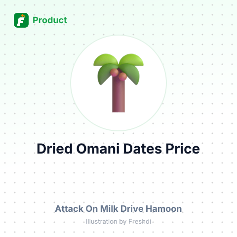 Dried Omani Dates – summary card, no photo uploaded yet
