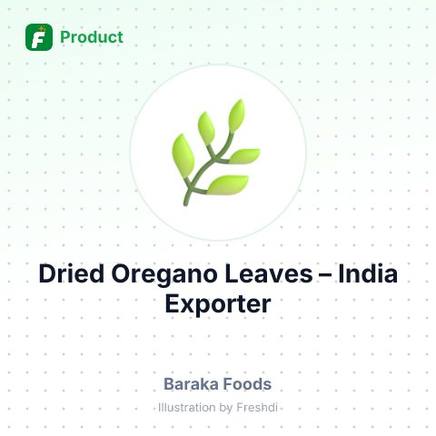 Dried Oregano Leaves – summary card, no photo uploaded yet