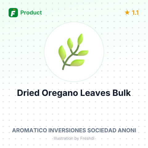 Dried Oregano Leaves in Paper Bags – summary card, no photo uploaded yet
