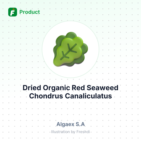 Dried Organic Red Seaweed Chondrus Canaliculatus – summary card, no photo uploaded yet