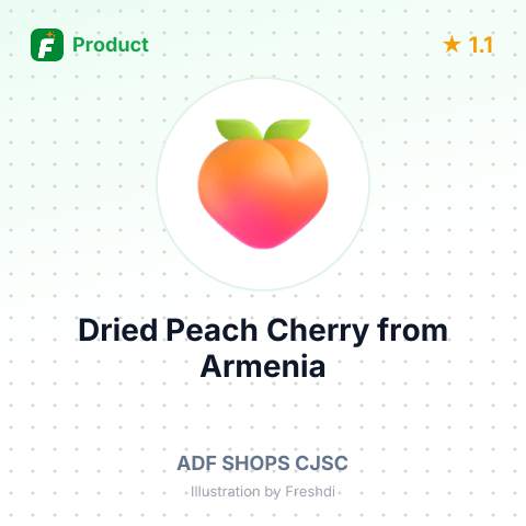 Dried Peach Cherry – summary card, no photo uploaded yet