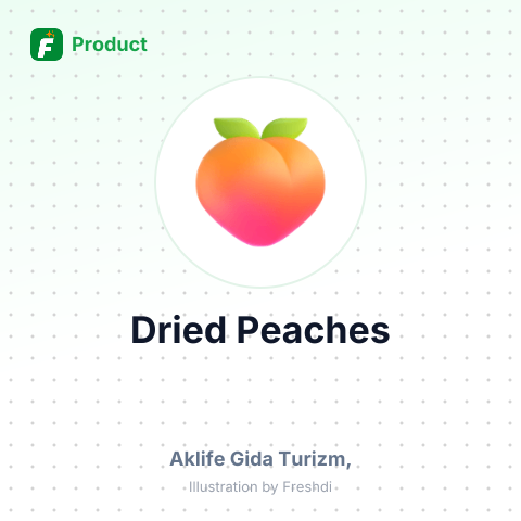 Dried Peaches – summary card, no photo uploaded yet