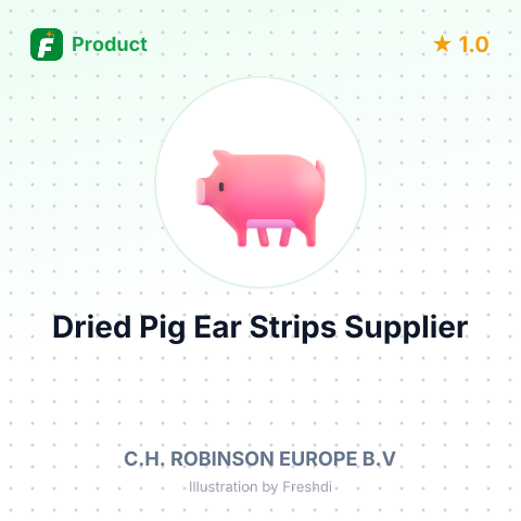 Dried Pig Ear Strips – summary card, no photo uploaded yet