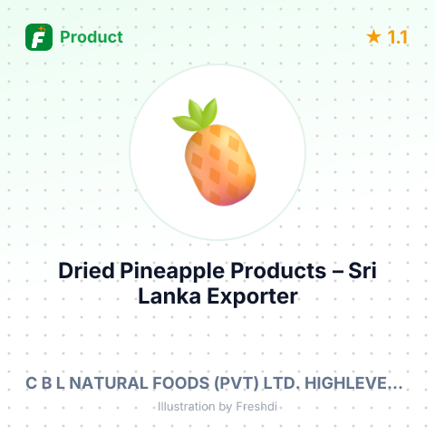 Dried Pineapple Products – summary card, no photo uploaded yet