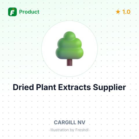 Dried Plant Extracts – summary card, no photo uploaded yet