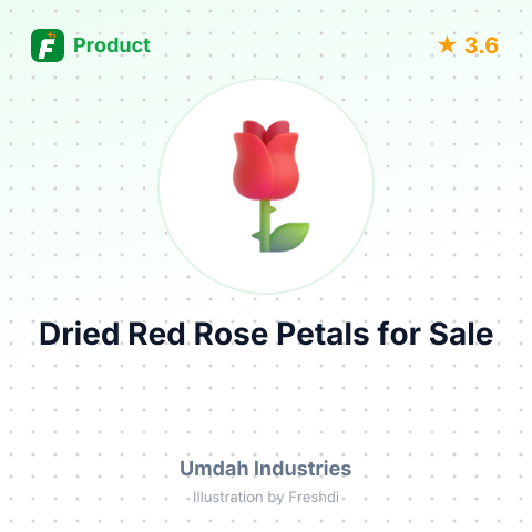 Dried Red Rose Petals – summary card, no photo uploaded yet