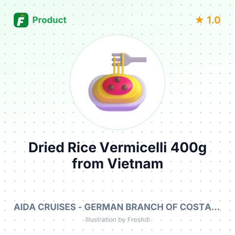 Dried Rice Vermicelli 400g – summary card, no photo uploaded yet
