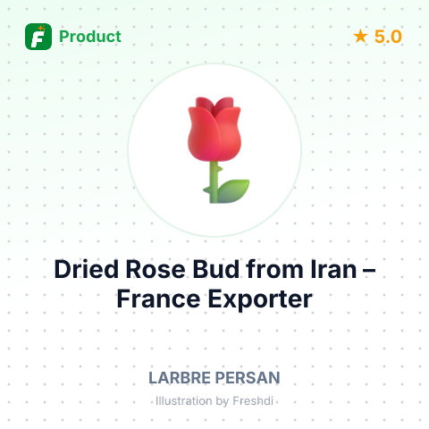 Dried Rose Bud from Iran – summary card, no photo uploaded yet