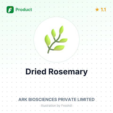 Dried Rosemary – product summary card, no photo uploaded yet