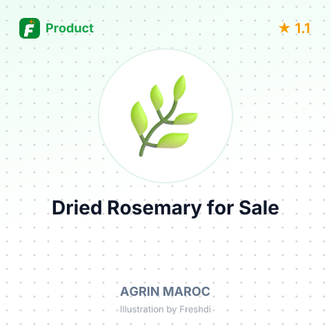 Dried Rosemary – product summary card, no photo uploaded yet