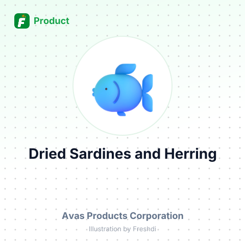 Dried Sardines and Herring – summary card, no photo uploaded yet