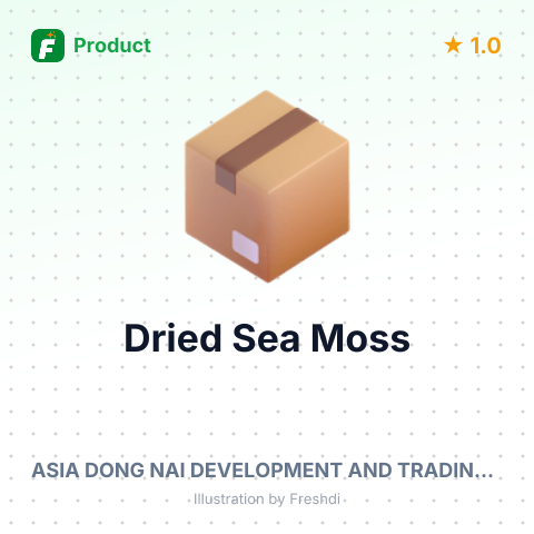 Dried Sea Moss – summary card, no photo uploaded yet