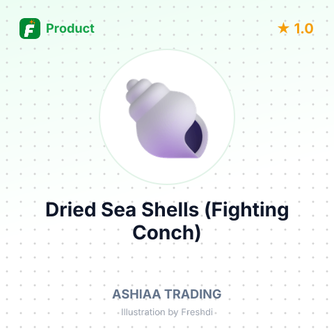 Dried Sea Shells (Fighting Conch) – summary card, no photo uploaded yet