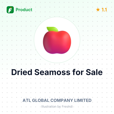 Dried Seamoss and Dried Soursop Leaves – summary card, no photo uploaded yet