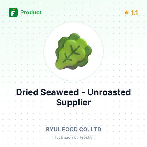 Dried Seaweed - Unroasted – summary card, no photo uploaded yet