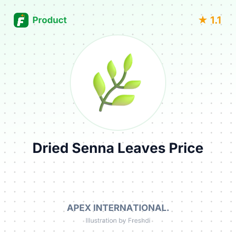 Dried Senna Leaves (Cassia angustifolia) – summary card, no photo uploaded yet