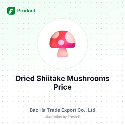 Dried Shiitake Mushrooms – summary card, no photo uploaded yet