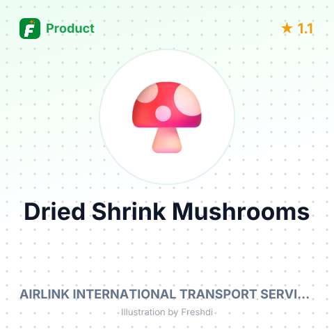 Dried Shrink Mushrooms – summary card, no photo uploaded yet