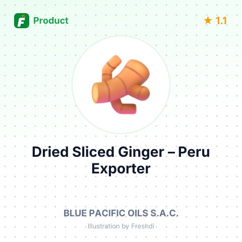 Dried Sliced Ginger – summary card, no photo uploaded yet