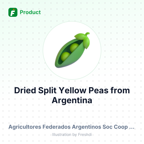 Dried Split Yellow Peas – summary card, no photo uploaded yet