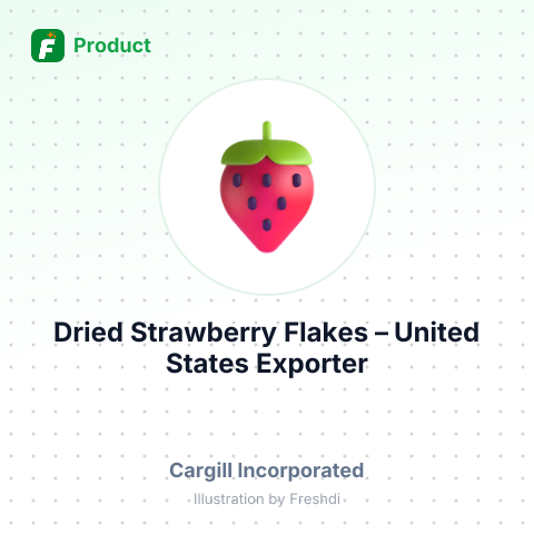 Dried Strawberry Flakes – summary card, no photo uploaded yet
