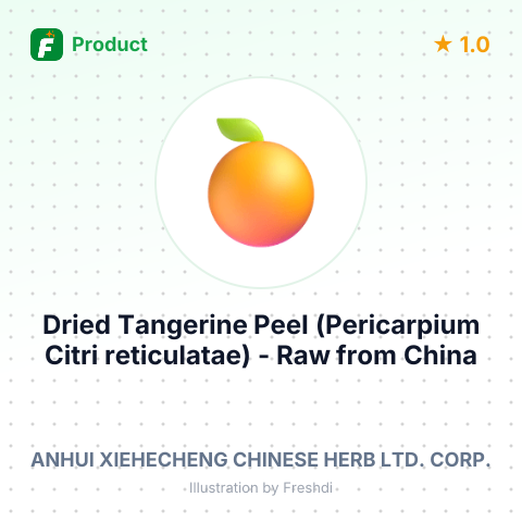 Dried Tangerine Peel (Pericarpium Citri reticulatae) - Raw – summary card, no photo uploaded yet
