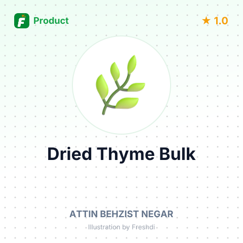 Dried Thyme Leaves Herbal Tea – summary card, no photo uploaded yet