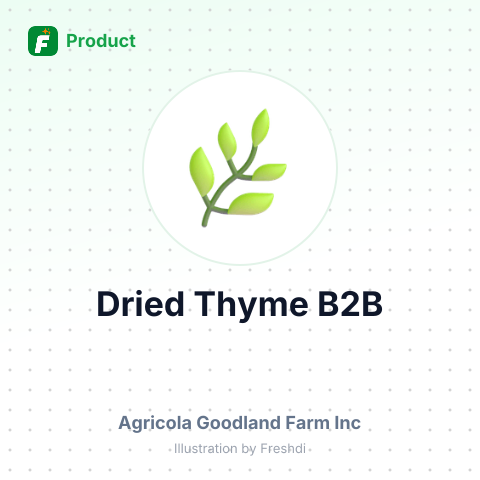 Dried Thyme – summary card, no photo uploaded yet