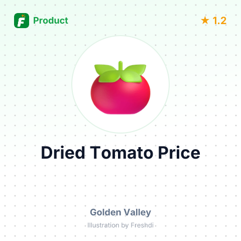 Dried Tomato – summary card, no photo uploaded yet