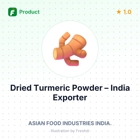 Dried Turmeric Powder – summary card, no photo uploaded yet