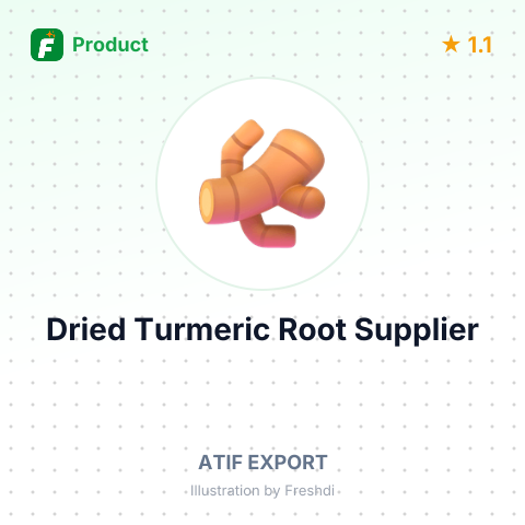 Dried Turmeric Root (Curcuma longa) – summary card, no photo uploaded yet