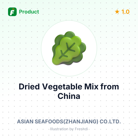 Dried Vegetable Mix – summary card, no photo uploaded yet