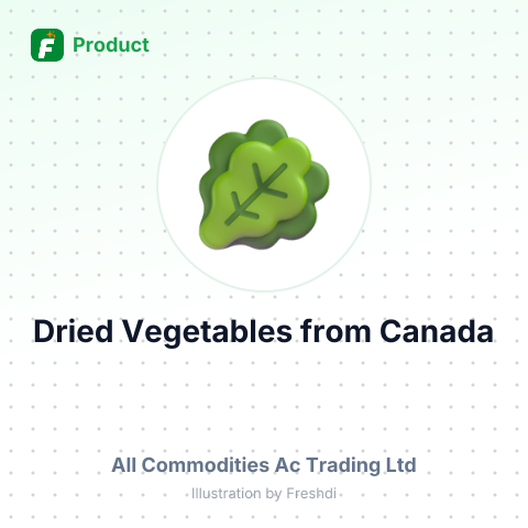 Dried Vegetables – summary card, no photo uploaded yet