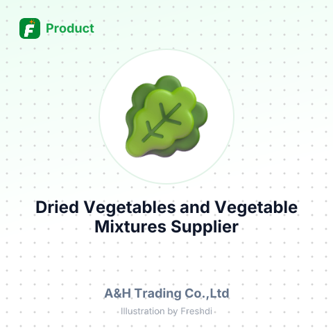 Dried Vegetables and Vegetable Mixtures – summary card, no photo uploaded yet